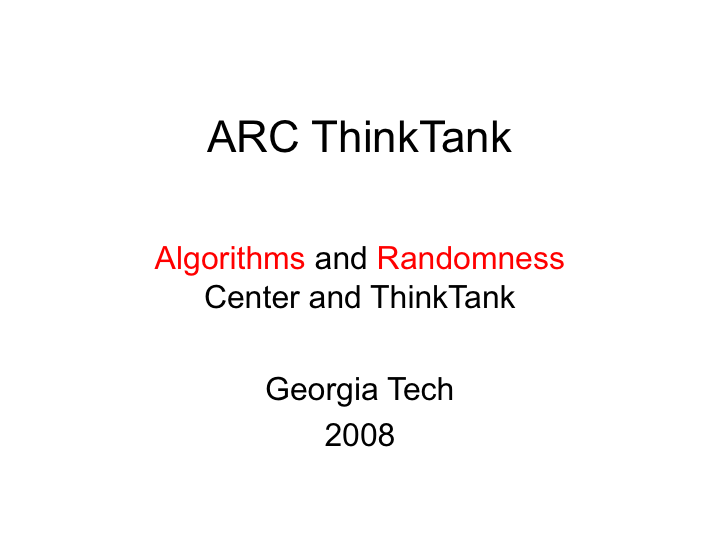 2008 ARC Annual Report